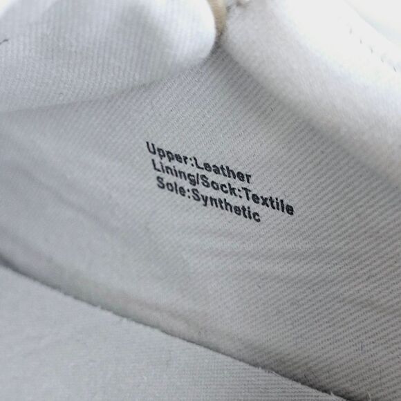 New! Madewell Kickoff Trainer Sneakers Leather Antique Cream Platform Shoes - Picture 12 of 16